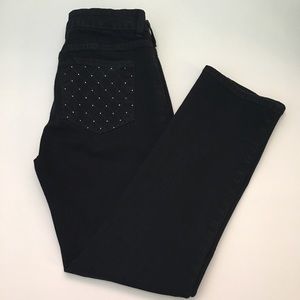 Not your daughters jeans black skinny 6P EUC